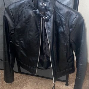 Vegan leather jacket